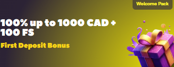 Kingdom Casino 100% up to 1000 CAD + 100 FS Promotions